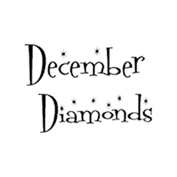 December Diamonds Logo - Black
