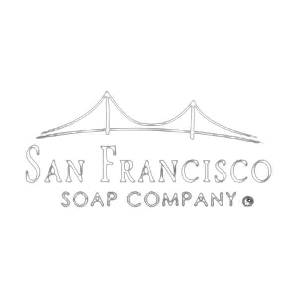 San Francisco Soap Company Logo - White - Commonwealth Soaps