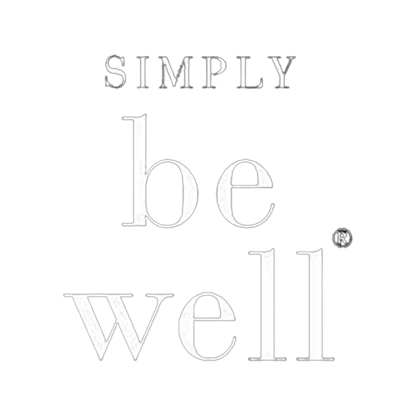 Simply Be Well Organics Logo - White - Commonwealth Soaps