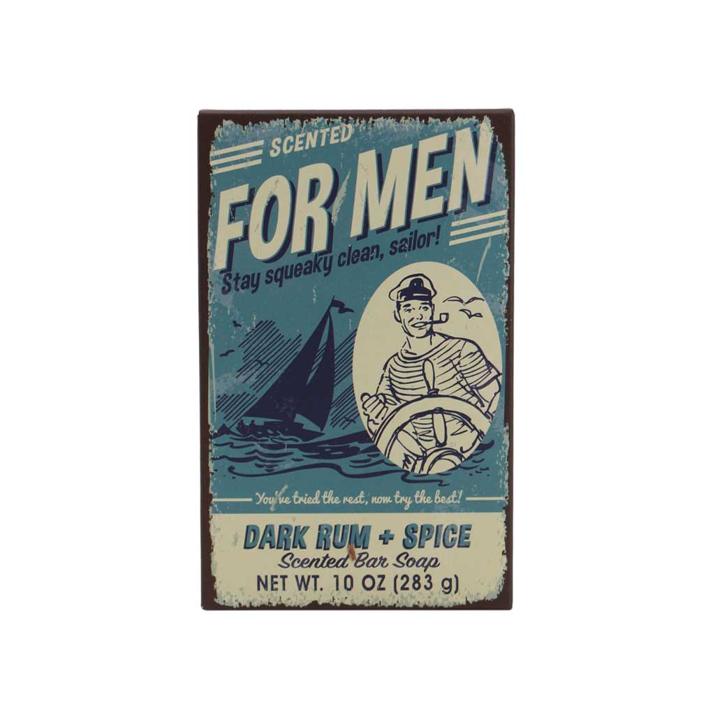 Dark Rum Spice Scented Bar Soap | San Francisco Soap Company | Coastal Gifts Inc