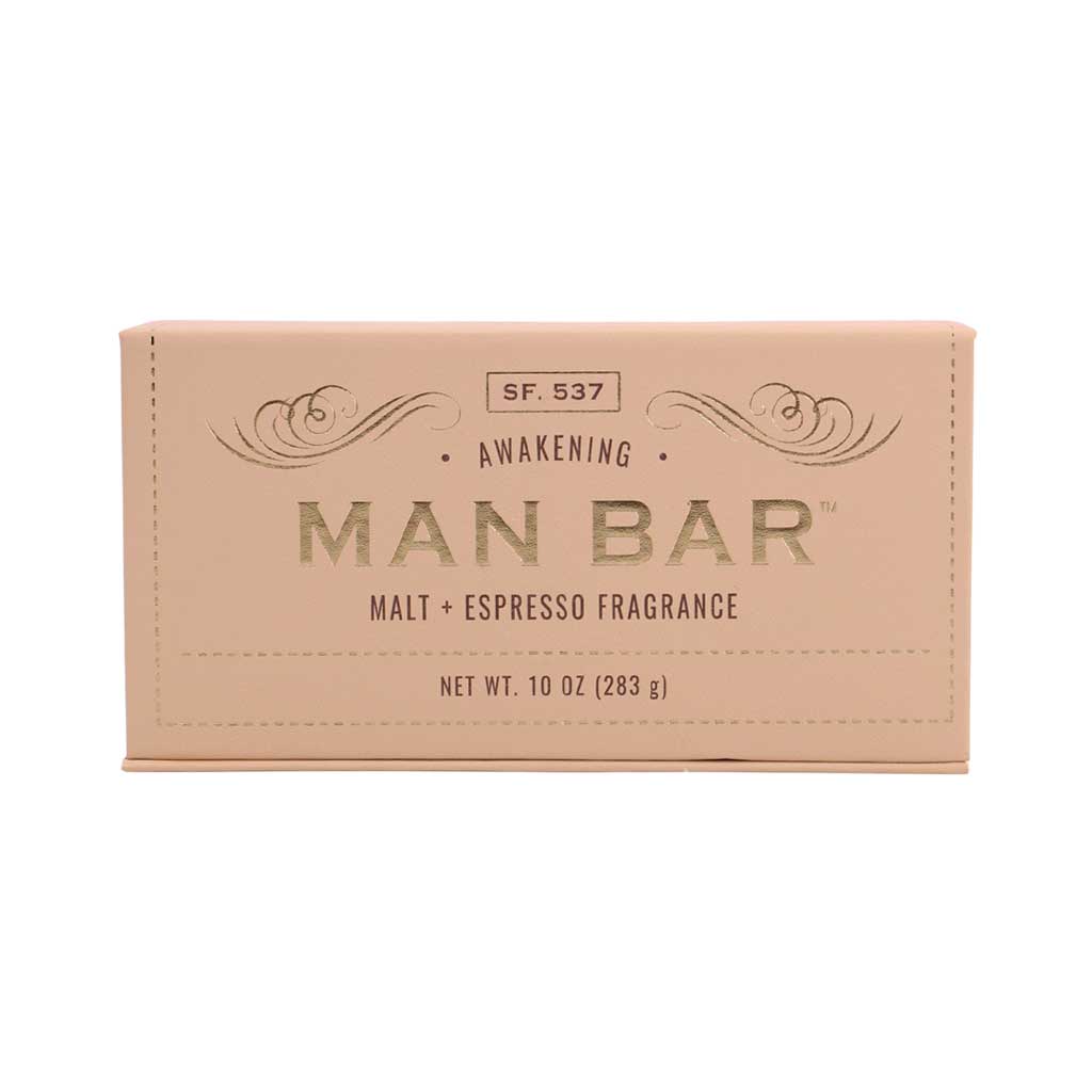 Malt & Espresso Awakening Man Bar Soap - San Francisco Soap Company