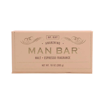 Malt & Espresso Awakening Man Bar Soap - San Francisco Soap Company
