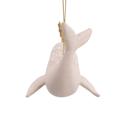 Norwhale With Star Christmas Ornament - December Diamonds