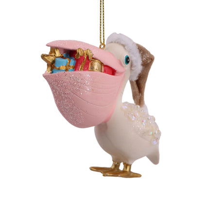 Pelican With Gifts Christmas Ornament - December Diamonds
