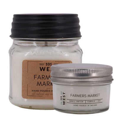 Farmer’s Market Jar Candle | 101 West | Coastal Gifts Inc