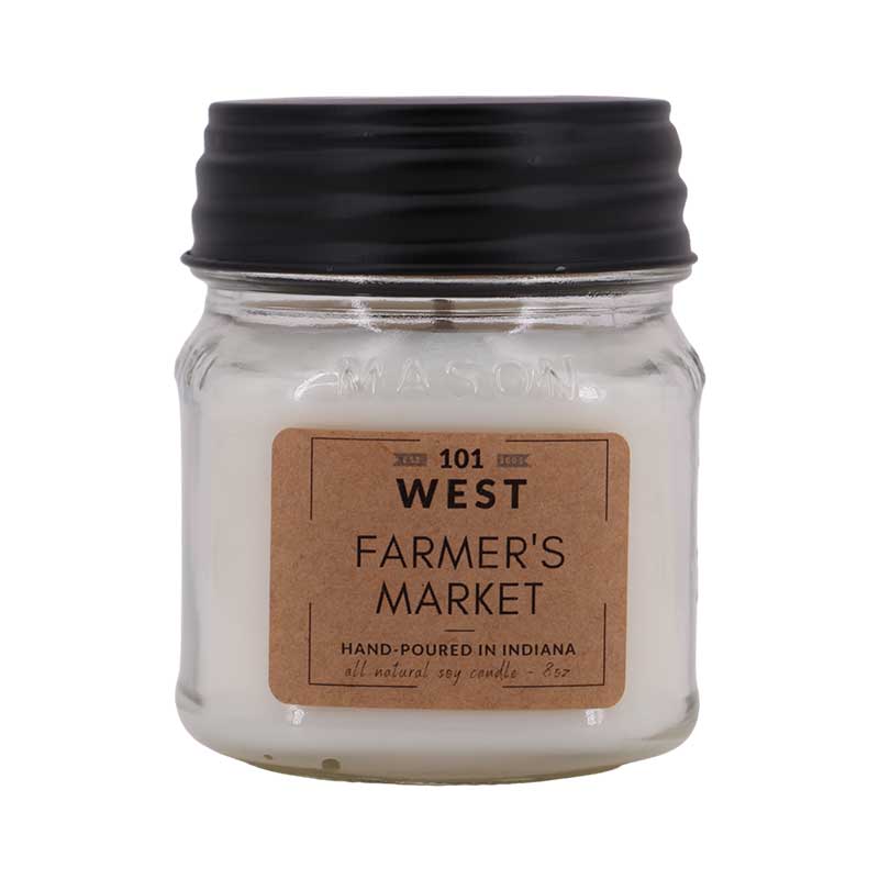 Farmer’s Market Jar Candle | 101 West | Coastal Gifts Inc