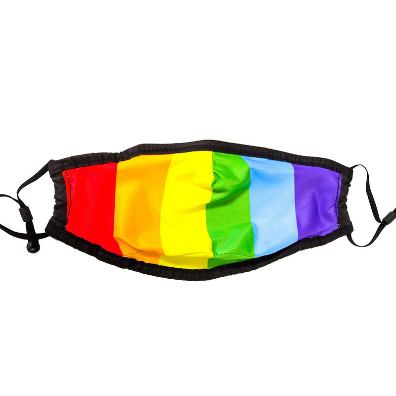 Gay Pride Rainbow Face Mask Covering from Fydelity