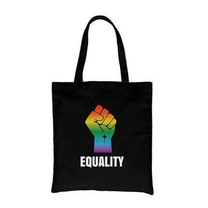 Equality Rainbow Fist Canvas Bag from 365 In Love