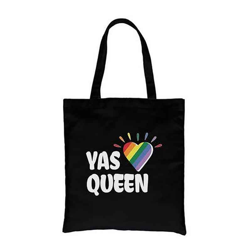 Yas Queen Rainbow Heart Canvas Bag from 365 In Love