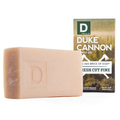 Big Ass Brick of Fresh Cut Pine Soap | Duke Cannon | Coastal Gifts Inc