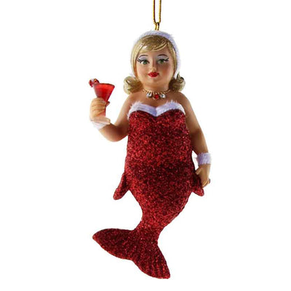Miss Jolly Mermaid Christmas Ornament - December Diamonds