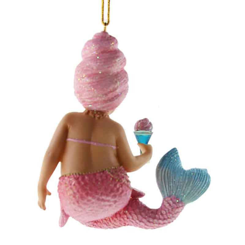 Miss Cotton Candy Mermaid Christmas Ornament from December Diamonds