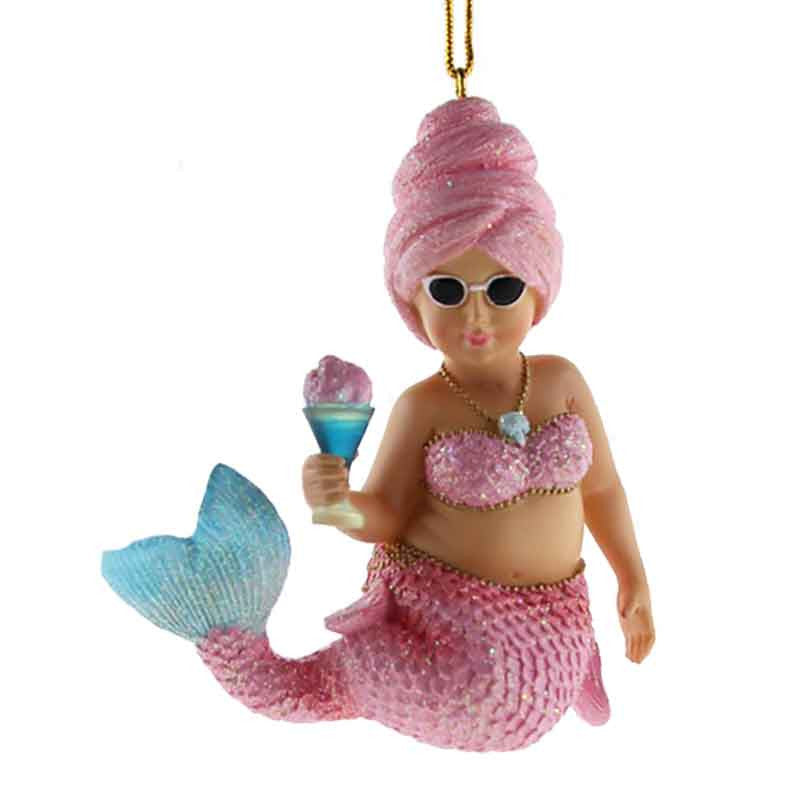 Miss Cotton Candy Mermaid Christmas Ornament - December Diamonds