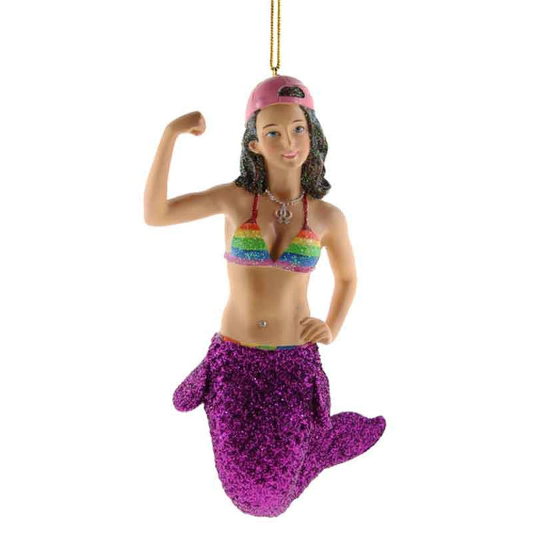 Empowered Mermaid Christmas Ornament from December Diamonds