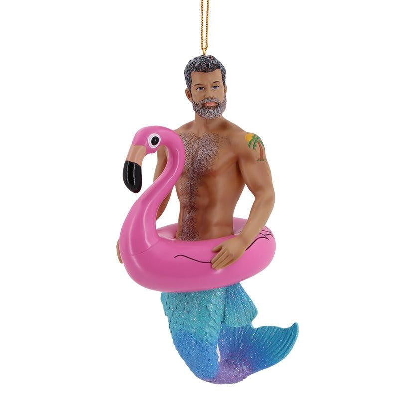 Flaming Oh Merman Christmas Ornament from December Diamonds