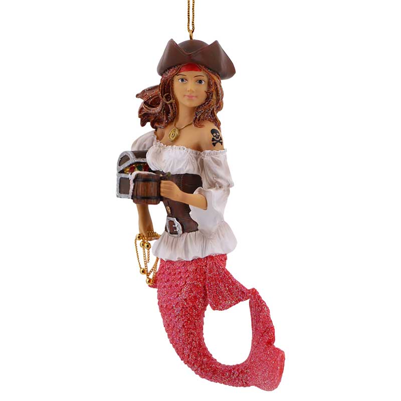 Miss Bootylicious Mermaid Christmas Ornament - December Diamonds
