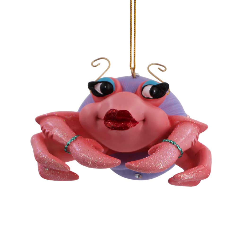 Lucy the Hermit Crab Christmas Ornament from December Diamonds