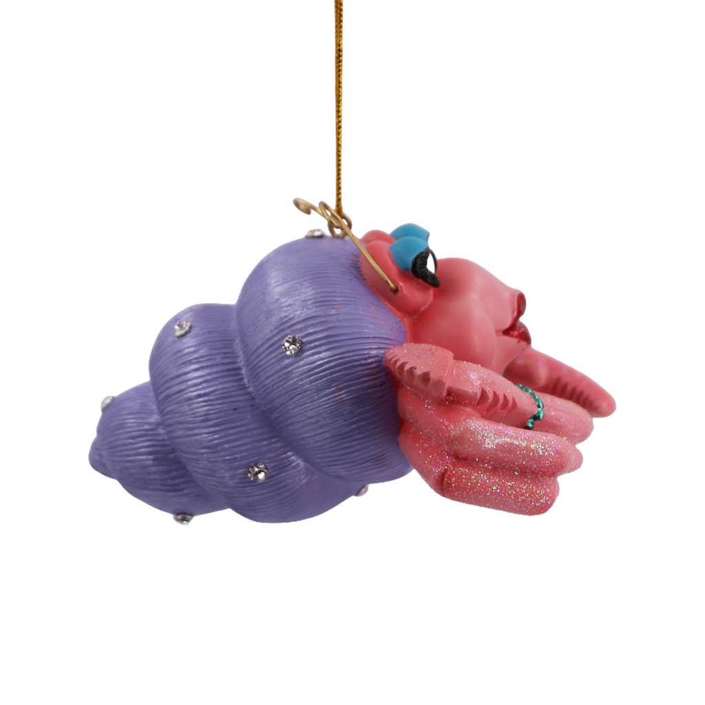 Lucy the Hermit Crab Christmas Ornament - December Diamonds
