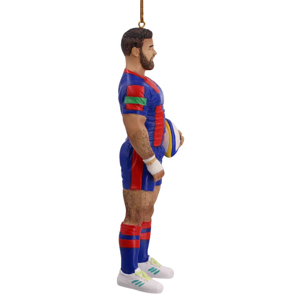 Rugby Bear Christmas Ornament from December Diamonds
