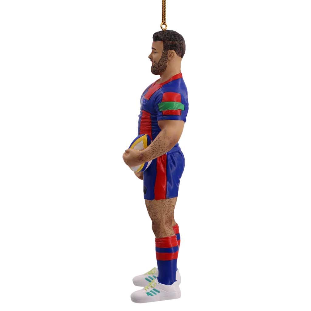 Rugby Bear Christmas Ornament from December Diamonds