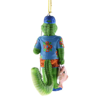 Alfred the Alligator Christmas Ornament - Coastal Gifts Inc