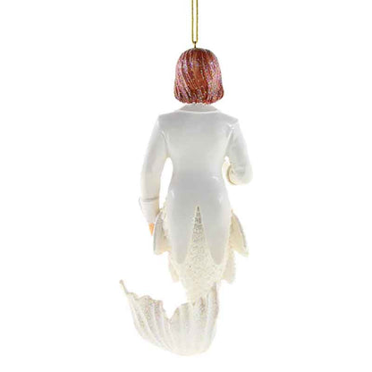Tuxedo Bride Mermaid Christmas Ornament - Coastal Gifts Inc