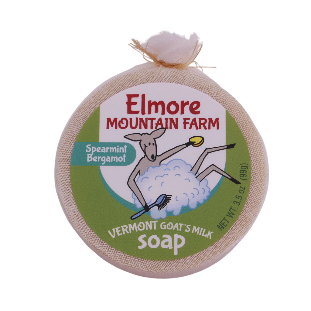 Spearmint Bergamot Goat's Milk Soap from Elmore Mountain Farm