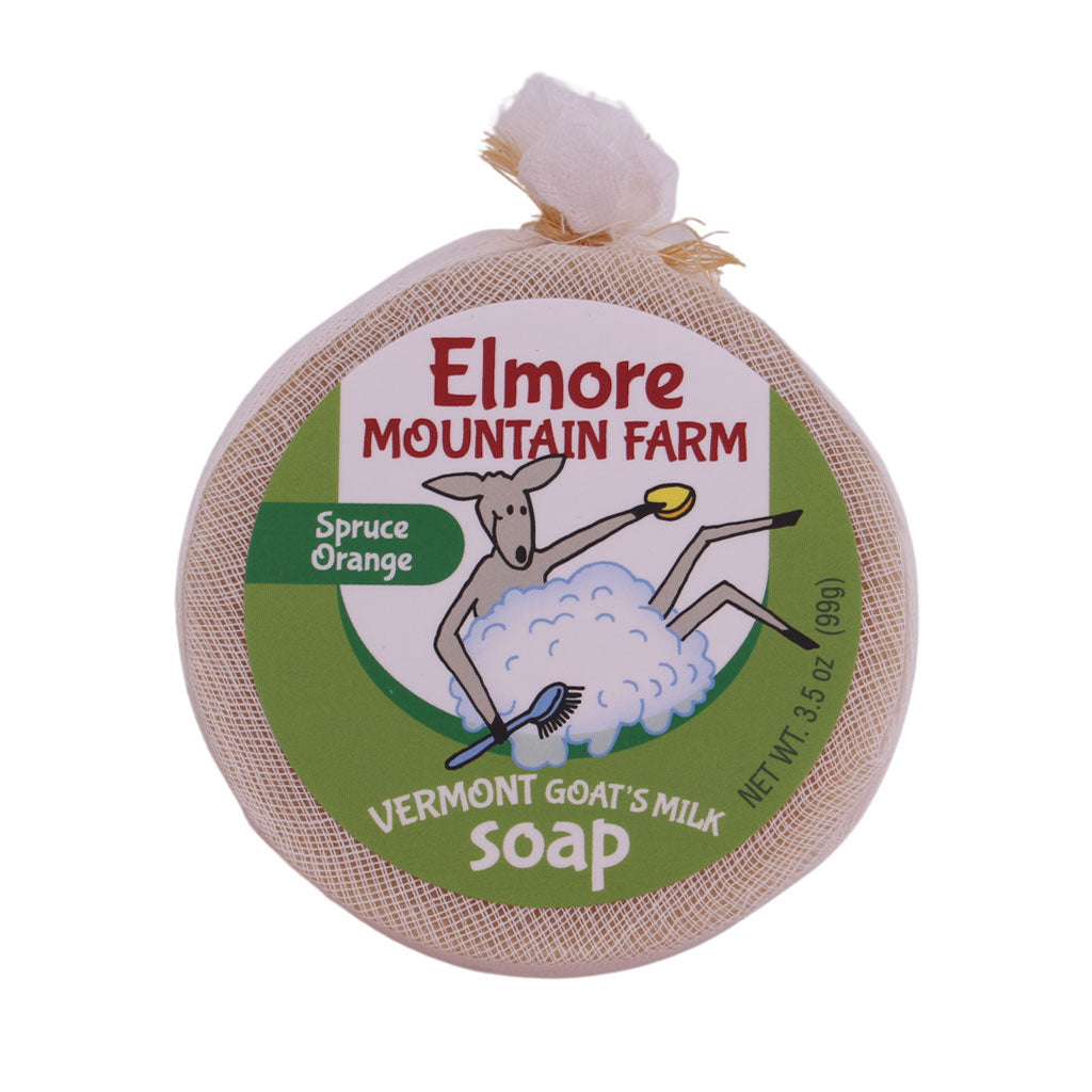 Spruce Orange Goat's Milk Soap from Elmore Mountain Farm