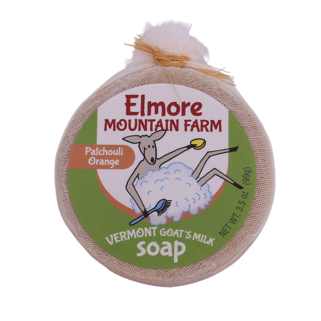Patchouli Orange Goat's Milk Soap Bar - Elmore Mountain Farm
