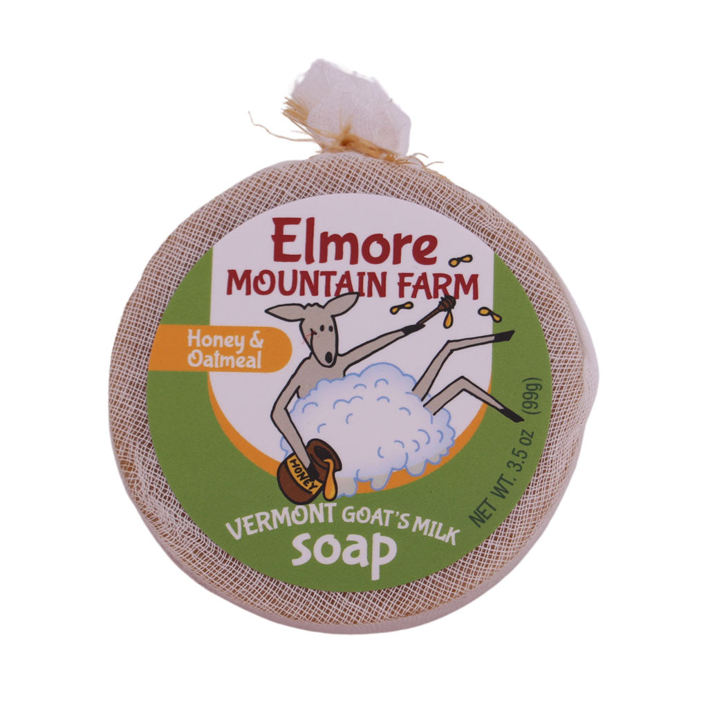 Honey Oatmeal Goat's Milk Soap Bar | Elmore Mountain Farm | Coastal Gifts Inc