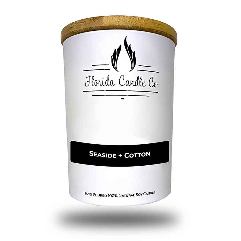 Seaside and Cotton Candle | Florida Candle Co | Coastal Gifts Inc