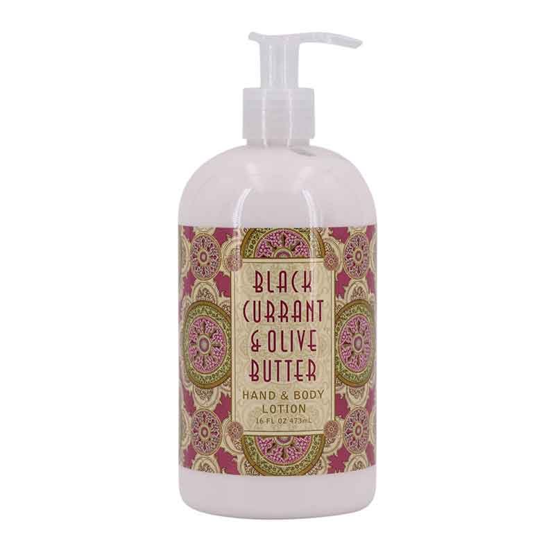 Black Currant Olive Oil Shea Butter Hand Lotion from Greenwich Bay Trading Company