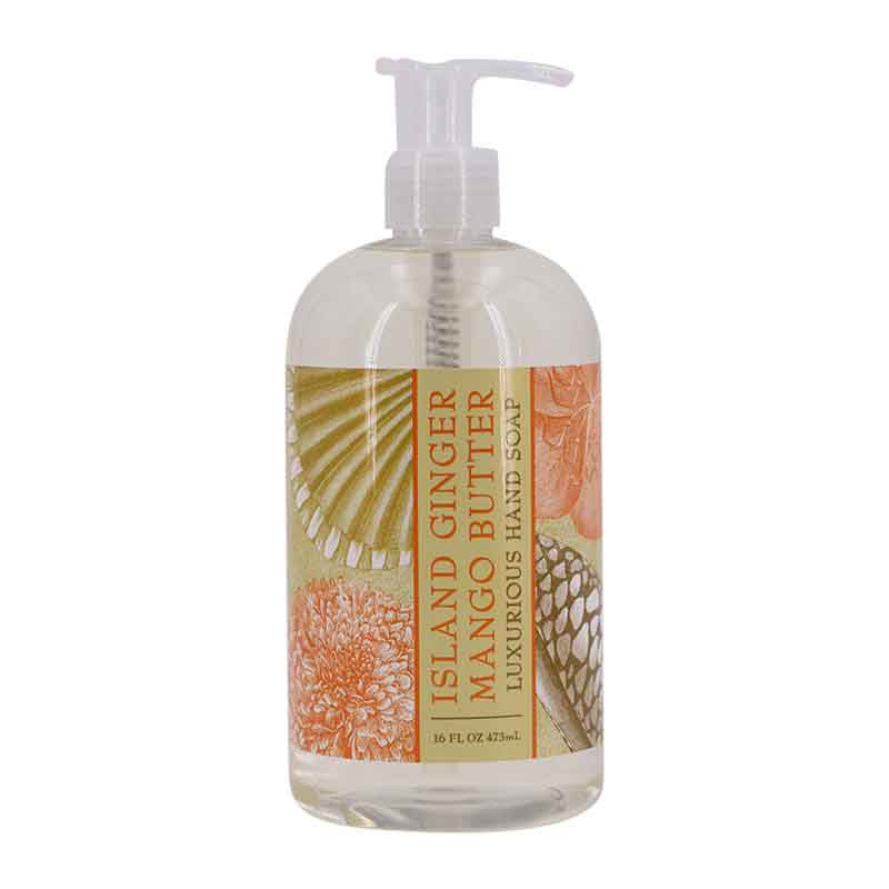 Island Ginger Mango Butter Liquid Hand Soap from Greenwich Bay Trading Company