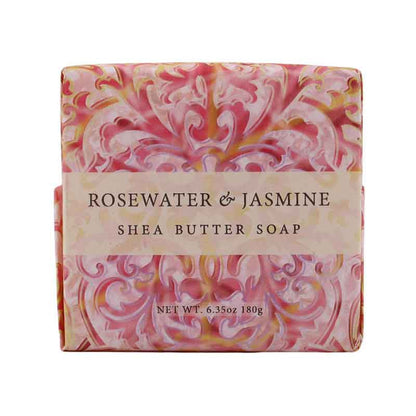 Rosewater Jasmine Soap Bar | Greenwich Bay Trading Company | Coastal Gifts Inc