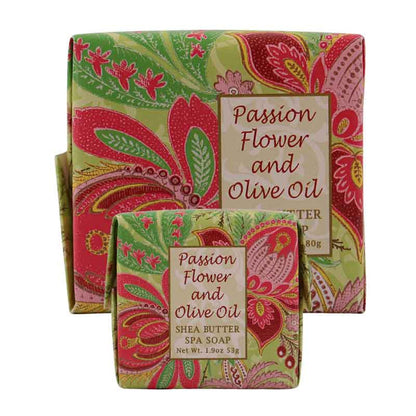 Passion Flower Olive Oil Soap Bar - Greenwich Bay