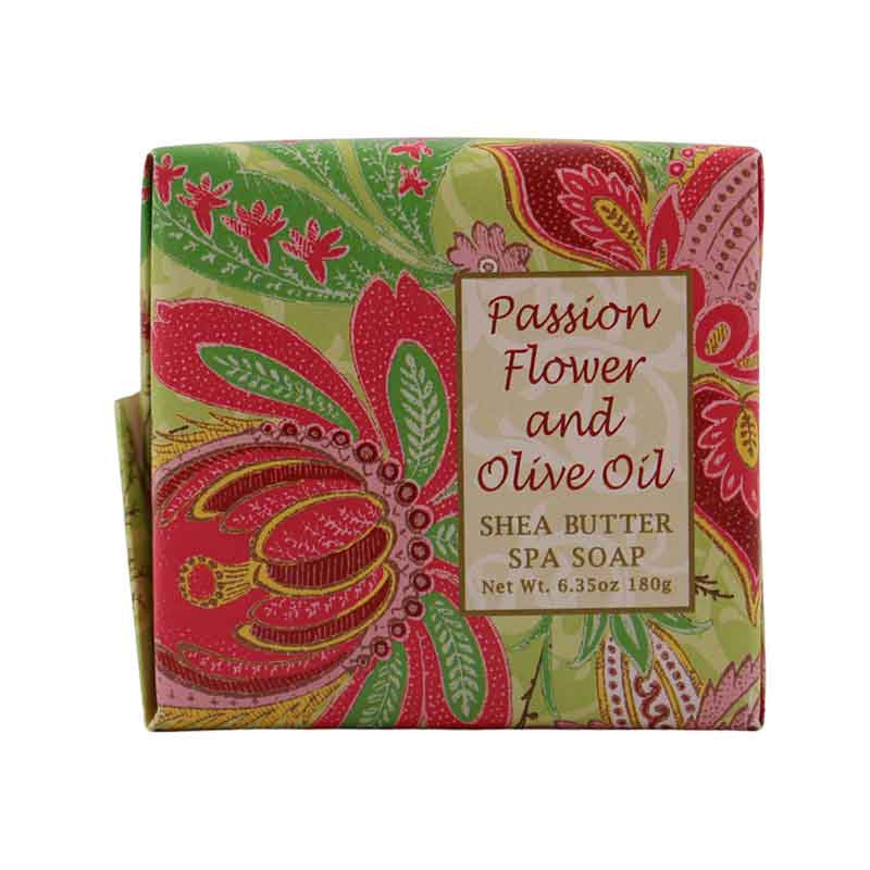 Passion Flower Olive Oil Soap Bar from Greenwich Bay Trading Company