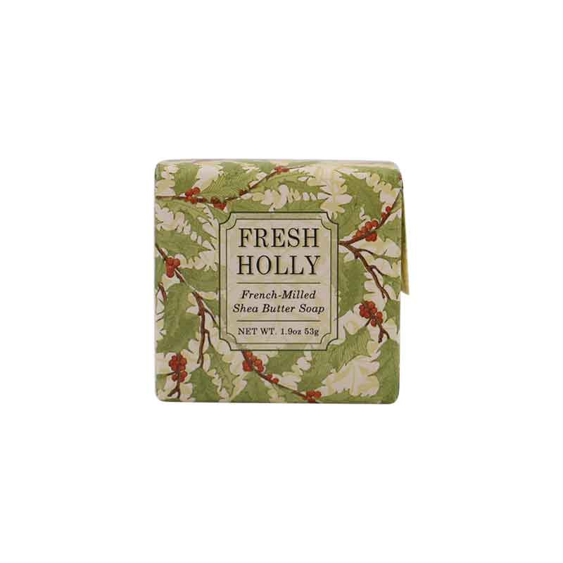 Fresh Holly Soap Bar | Greenwich Bay Trading Company | Coastal Gifts Inc