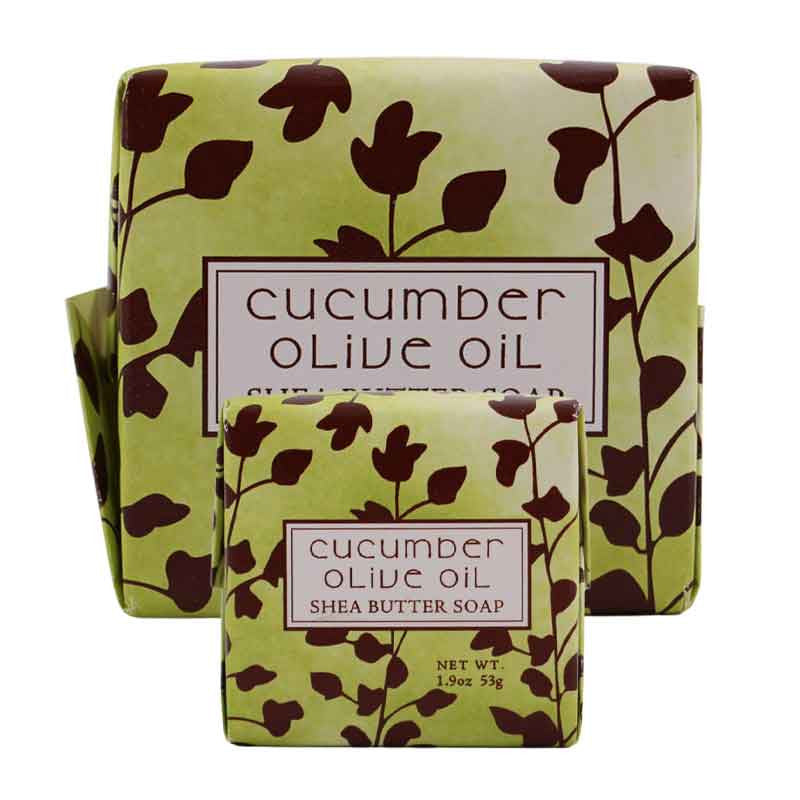 Cucumber Olive Oil Soap Bar - Greenwich Bay