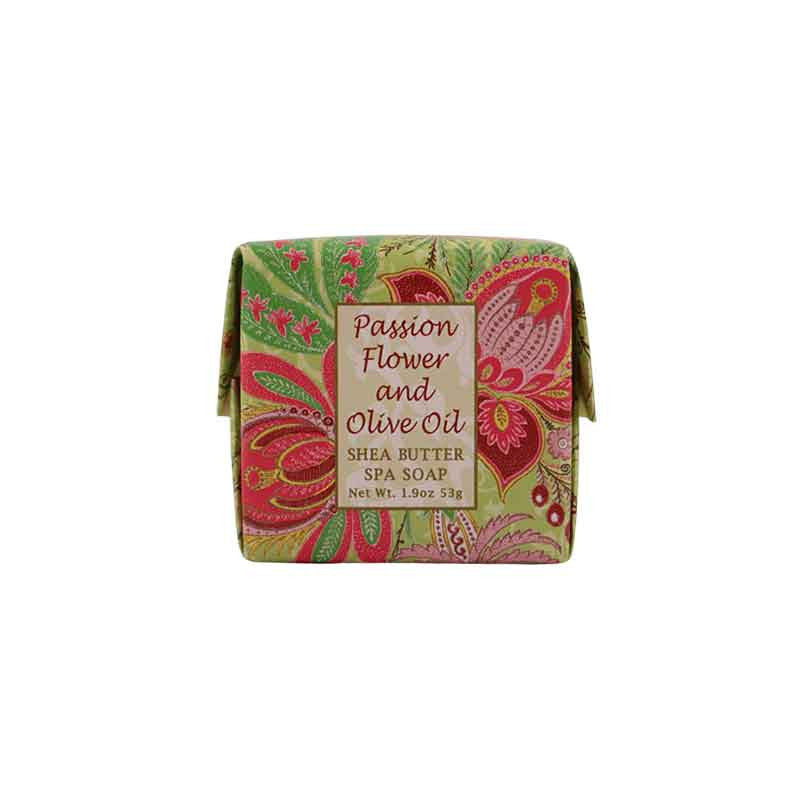 Passion Flower Olive Oil Soap Bar - Greenwich Bay