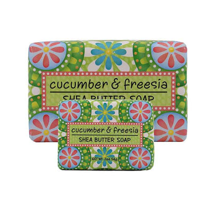 Cucumber Freesia Soap Bar | Greenwich Bay Trading Company | Coastal Gifts Inc