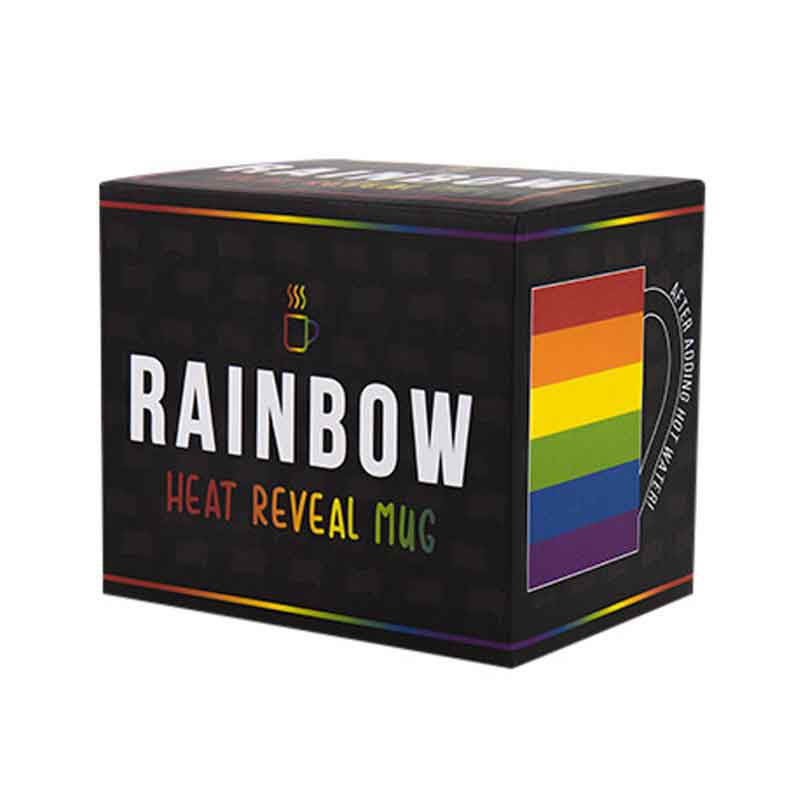 Heat Reveal Rainbow Coffee Mug from Gift Republic