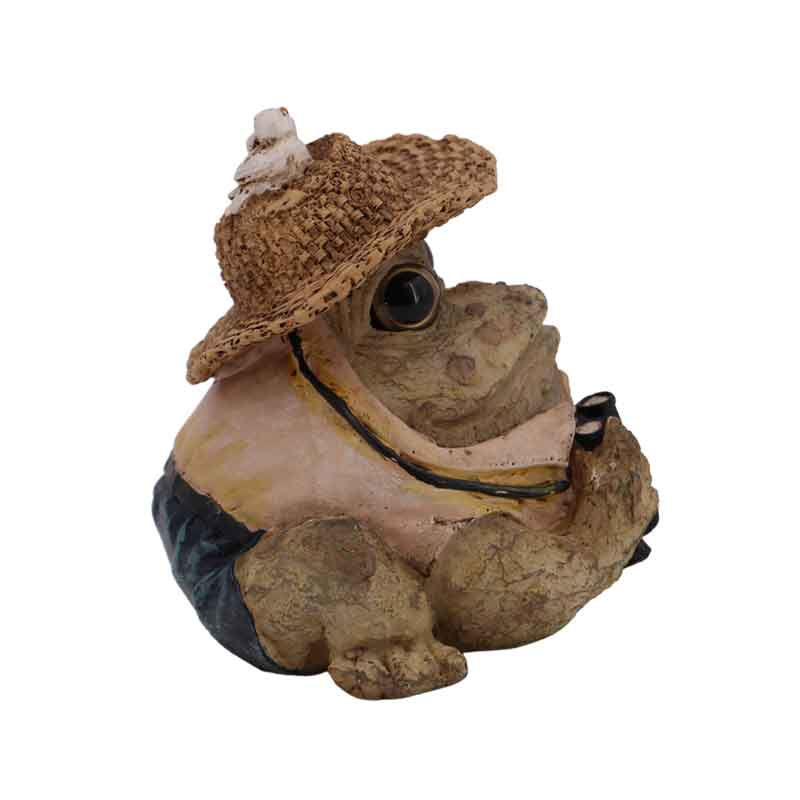 Natural Birdwatcher Toad Figurine | GSI Home Styles