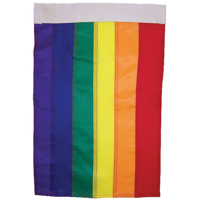 Rainbow Garden Flag 12 Inch by 18 Inch from In The Breeze