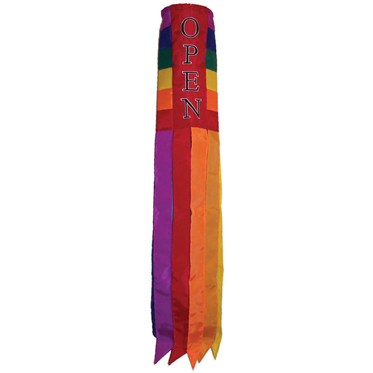OPEN Rainbow Windsock from In The Breeze
