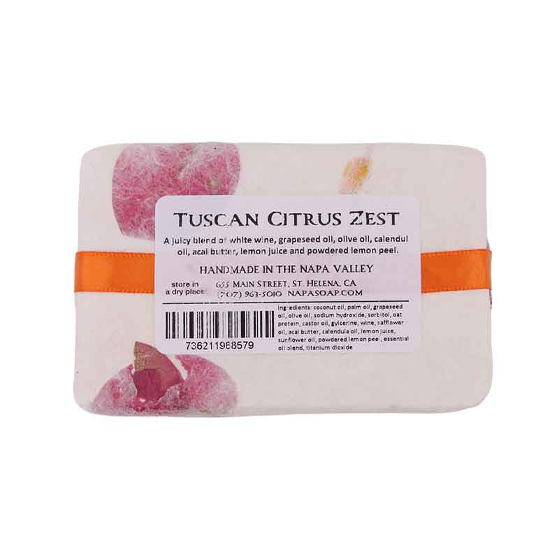 Tuscan Citrus Zest Soap Bar from Napa Soap Company