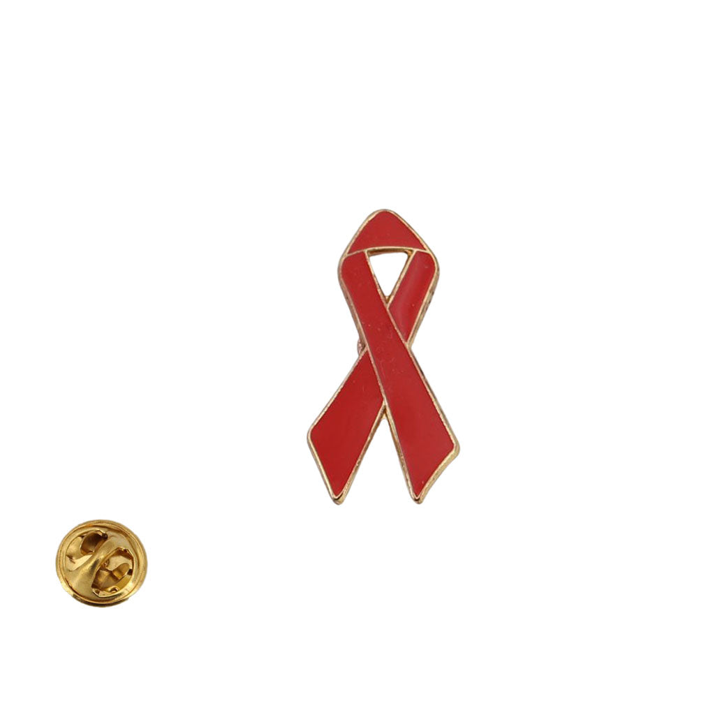 HIV AIDS Ribbon Lapel Pin from PHS International