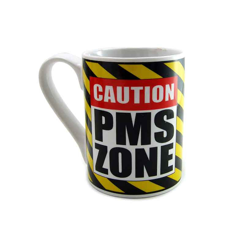 Caution PMS Zone Coffee Mug | PHS International | Coastal Gifts Inc