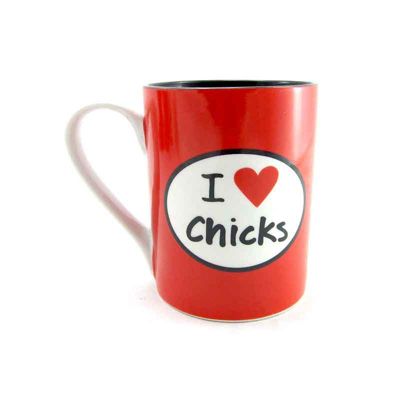 I LOVE Chicks Coffee Mug - Coastal Gifts Inc