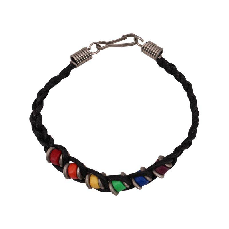 Ceramic Bead Braided Bracelet | Coastal Gifts Inc