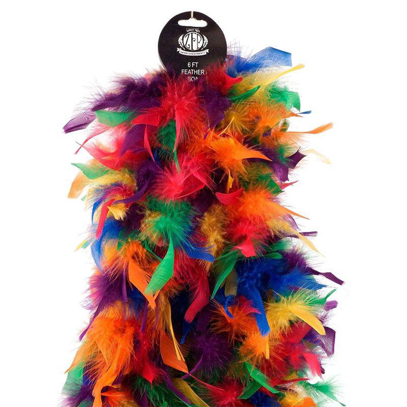 Feather Boa Colorful Chandelle Feather Boas 55-60gm 72 long Costume  Accessory